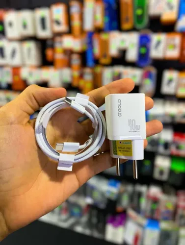 CARREGADOR TURBO 9.1A TIPO C / TIPO C CA42-5 ?R$ 44,99