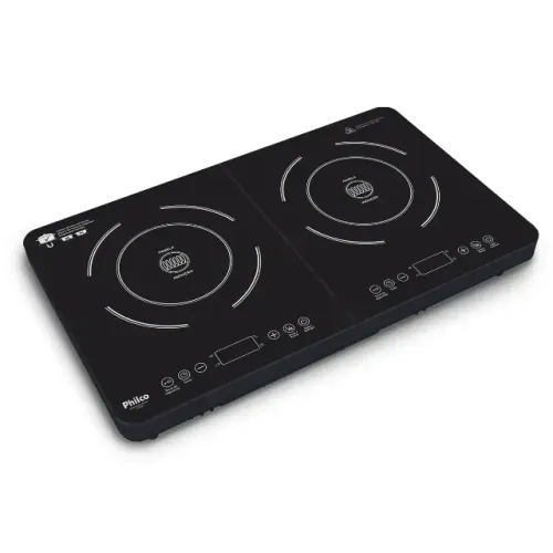Cooktop de Indução Portátil Philco 2 queimadores