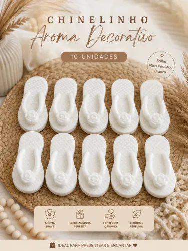 Lembrancinhas chinelinho aromatizador permanente ou sabonete