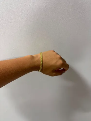 Pulseira banhada a ouro