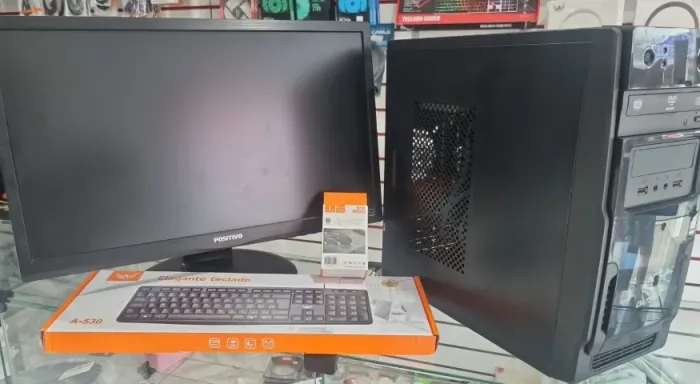 cpu completa 8gb de memoria monitor gamer 19p