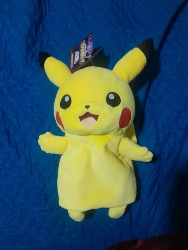 Pelúcia fantoche do pikachu- pokemon center japão