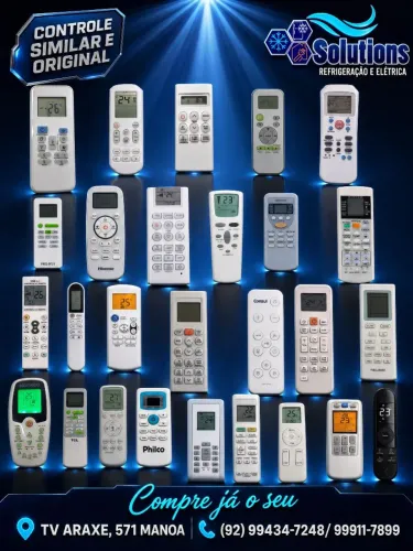 Controles para ar condicionado Split e ACJ