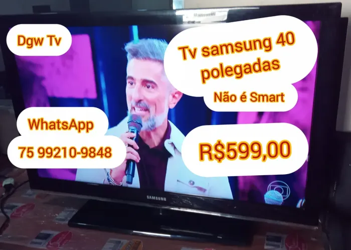 Tv samsung 40 polegadas não é smart 