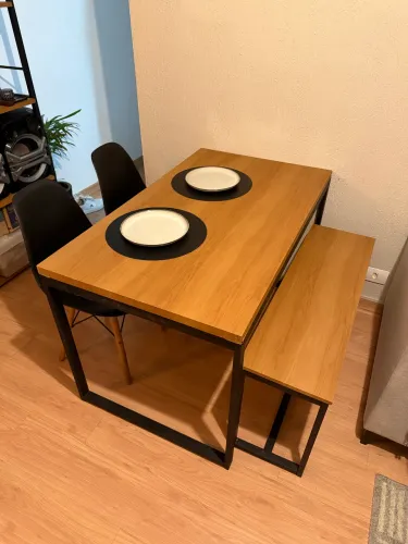 Mesa estilo industrial 