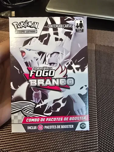 Combo de Pacotes Pokémon Fogo Branco