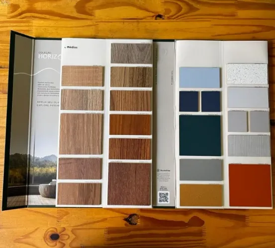 Catálogo Amostras Físico MDF Berneck Coleção Horizonte