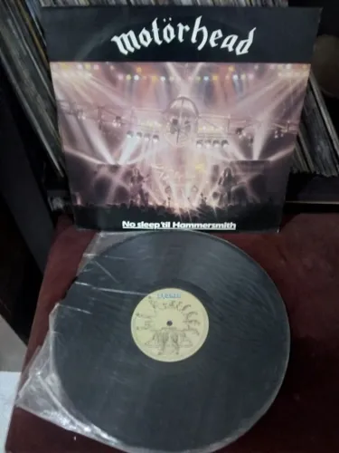 LP Motorhead No Sleep til Hammersmith disco de vinil