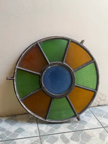 Janela vintage antiga