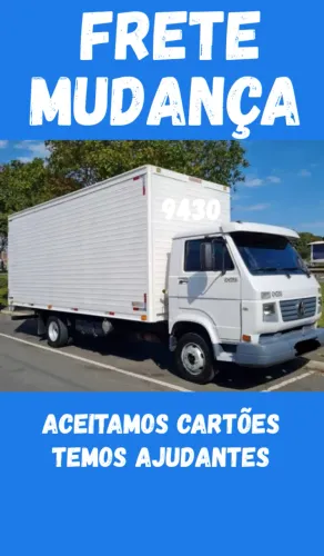 Frete e Mudança Aceitamos Cartões