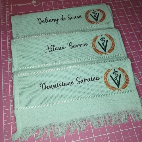 TOALHINHA LAVABO PERSONALIZADA