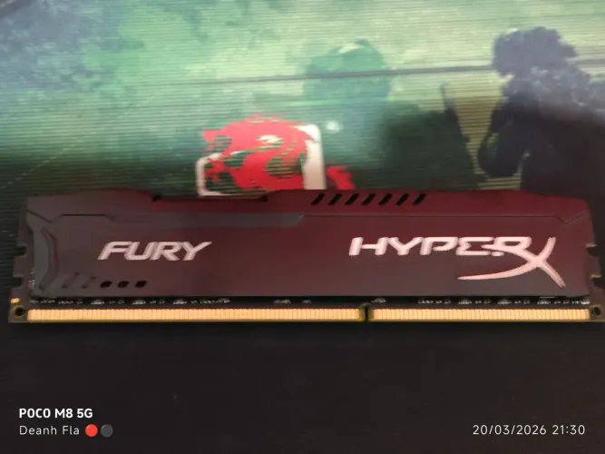 Memória DDR3 8Gb Fury HyperX
