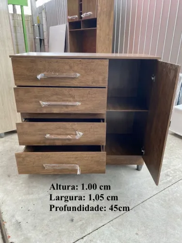 Cômoda com 4 gavetas - entregamos hoje 