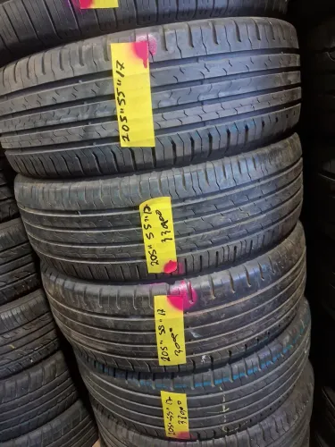4 pneus 205/55/17 seminovos Continental