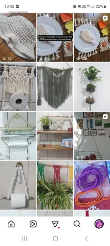 Artezanatos em MACRAME