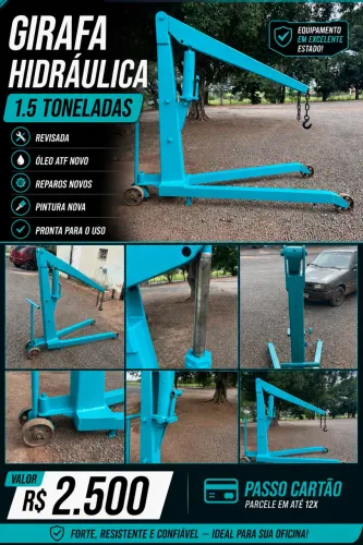 Guincho Hidráulico 1.5 Toneladas