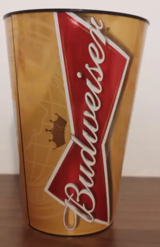 Conjunto de 3 copos Budweiser e Brahma - Copa do Mundo Brasil 2014 - 473ml