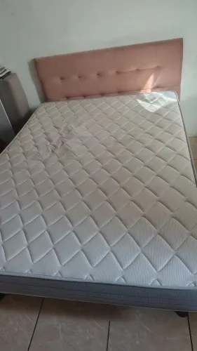 Cama box casal + colchão