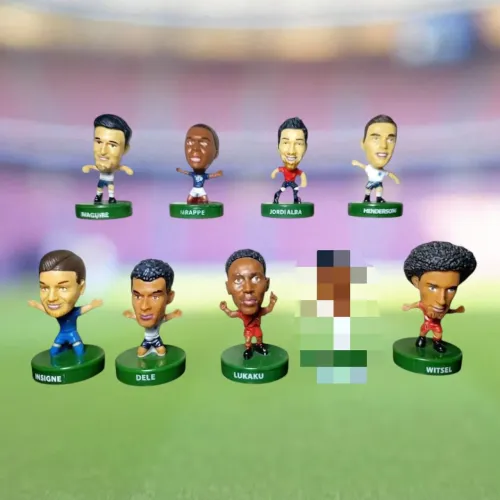 Lote 8 Mini Craques Carimbos Mbappe Lukaku Rashford etc