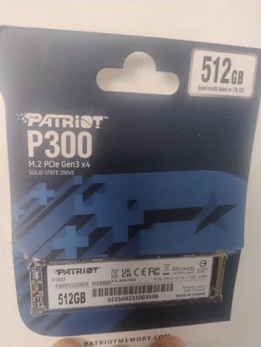 SSD patriot p300 512GB