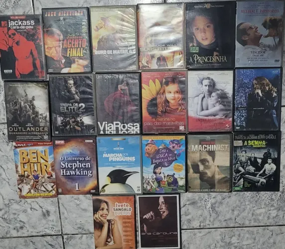 10 dvds originais de filmes a sua escolha coleção lote