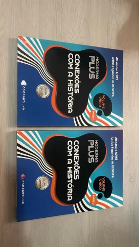 Livro moderna plus- Conexões com a história, parte 1 e 2