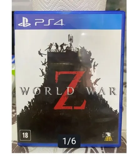 2 jogos de playstation 4 (ps4): world war z (guerra mundial z) e god of war