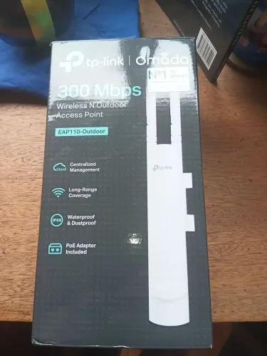 Ponto de acesso TP-Link externo sem fio N 300Mbps EAP110-Outdoor