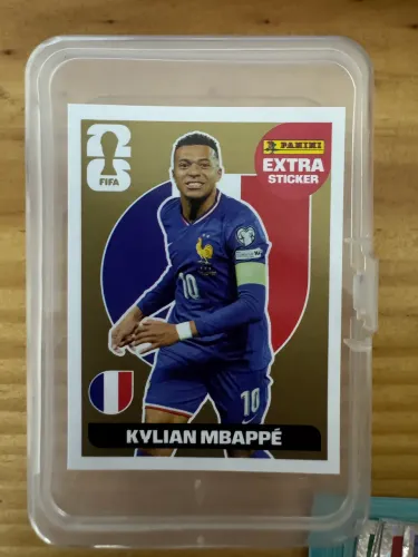 Extra Sticker Kylian Mbappé Ouro (Gold) - Copa Do Mundo 2026 Panini