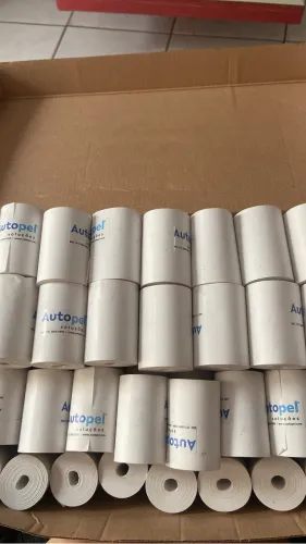 Lote com 105 Bobinas Térmicas para Maquininha - R$ 210