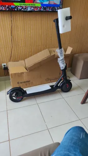 patinete elétrico zerado ainda plástico nunca usado