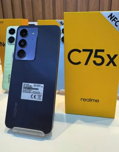 Realme C75X - Tooop - 256/8 Azul - Lacrado + entrega grátis - GLOBAL