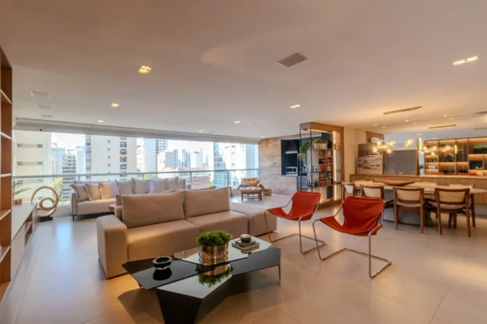 Espetacular apartamento com 3 suítes e 4 vagas no Campo Belo, São Paulo-SP: 230m² de puro