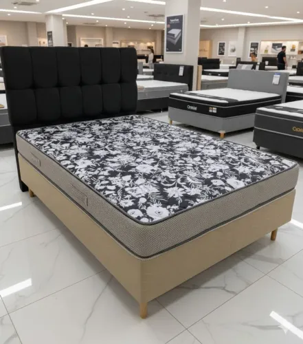 Cama casal D26 Ortobom entrega grátis 