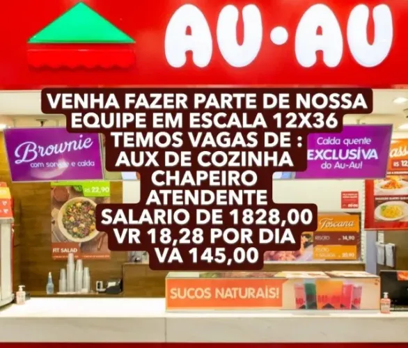 VAGAS ESCALA 12X36