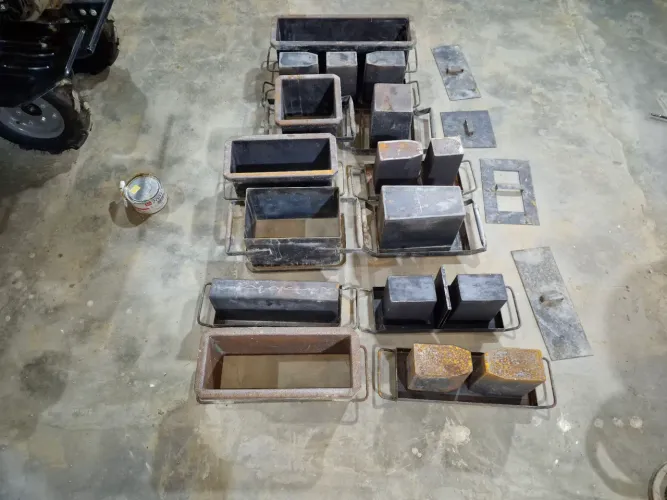 Formas para bloco estrutural de concreto