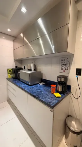 Armário cozinha MDF Itatiaia 200cm Inox