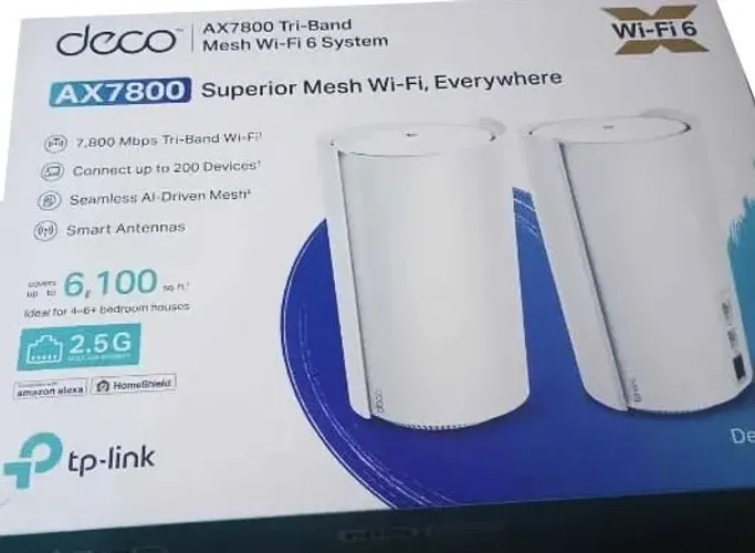 Deco X95 - Ax7800 Mesh - Kit Com 2 Unidades