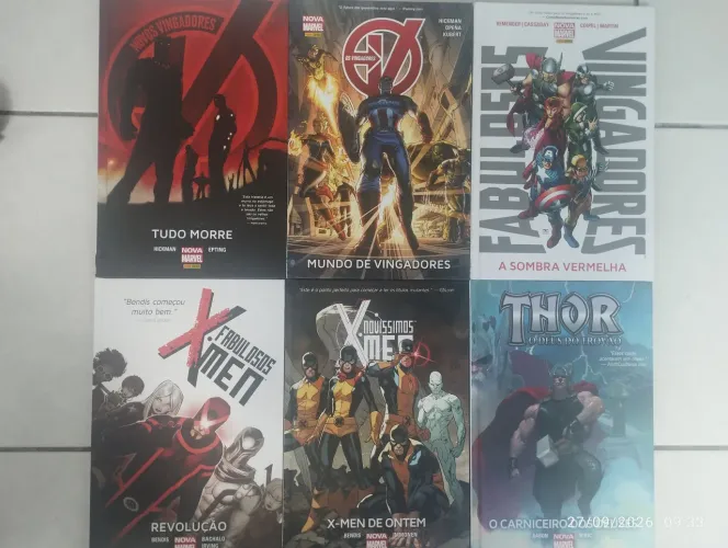 HQ quadrinhos Marvel coleção NOVA MARVEL fase 1