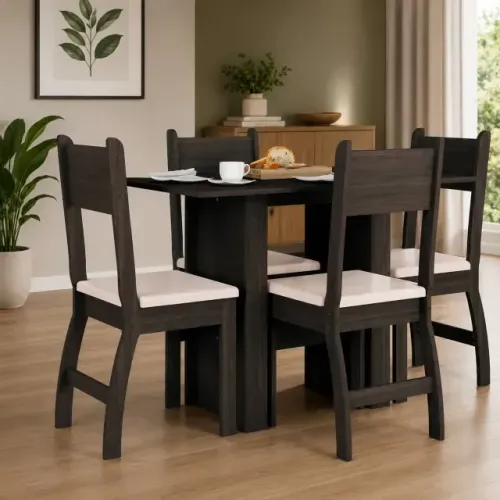 Oferta especial mesa de jantar com 4 cadeiras (dividimos em ate 10x sem juros)