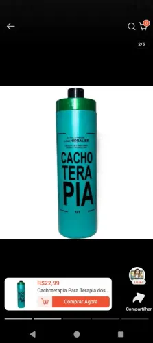 Cachoterapia Hidralize Novo - Tratamento Para Cabelos Cacheados