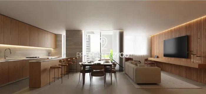 Apartamento no Cabral com 84m² e 2 quartos sendo 1 suíte em Curitiba - PR