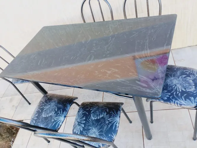 Mesa de pedra ardósia