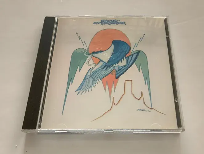 CD The Eagles - On The Border - Asylum - Mqde in Germany