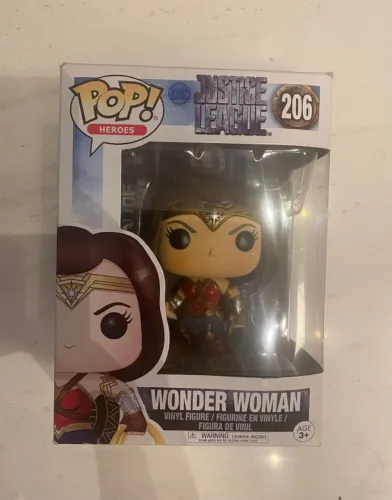 Funko Pop Liga da Justiça - Mulher Maravilha #206