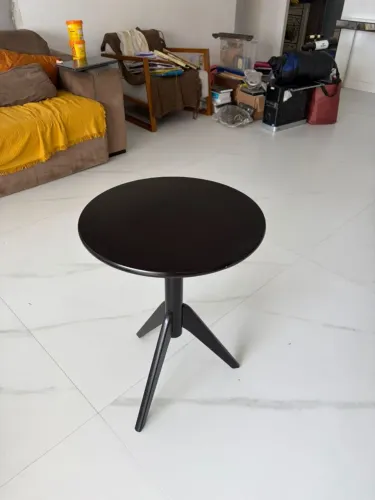 Mesa lateral ou de canto redonda