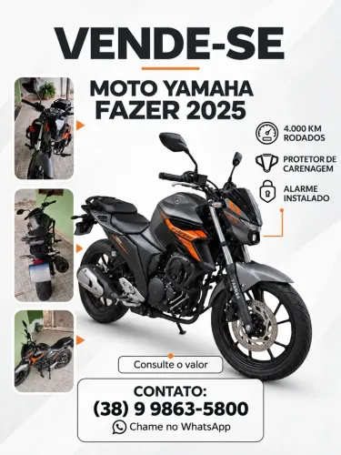 Yamaha Fazer Fz15 150 Connected Flex 2025
