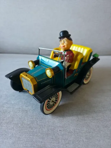 MINIATURA CARRO ANTIGO EM LATA - NOMURA (MADE IN JAPAN)