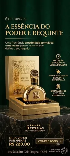 Perfume Lattafa Falhar Gold 100ml