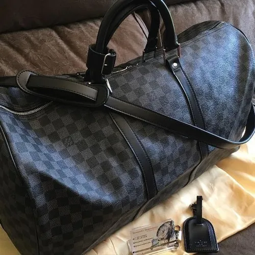 Mala de viagem Louis Vuitton couro linda